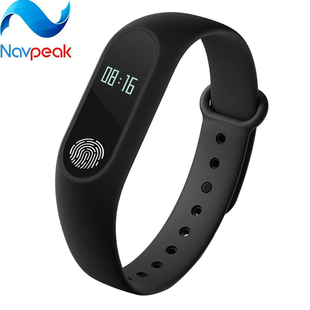 1pc Smart Bracelet Wristband 0 42 Inch OLED Screen Waterproof Support Heart Rate Monitor for Android