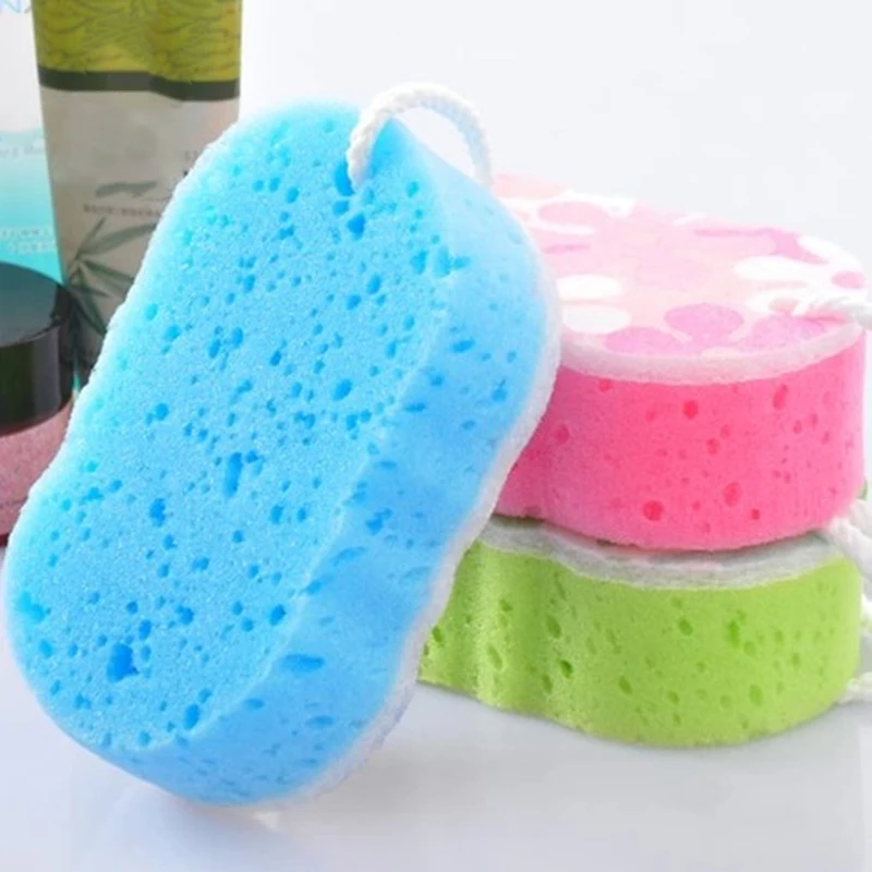 Bath Sponge Massage Multi Shower Exfoliating Body Cleaning Scrubberin