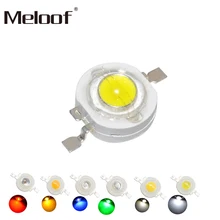 10 шт. настоящий полный ватт 1 Вт 3 Вт Высокая мощность светодиодный лампочка диоды SMD 110-120LM светодиодный s чип для 3 Вт-18 Вт Точечный светильник