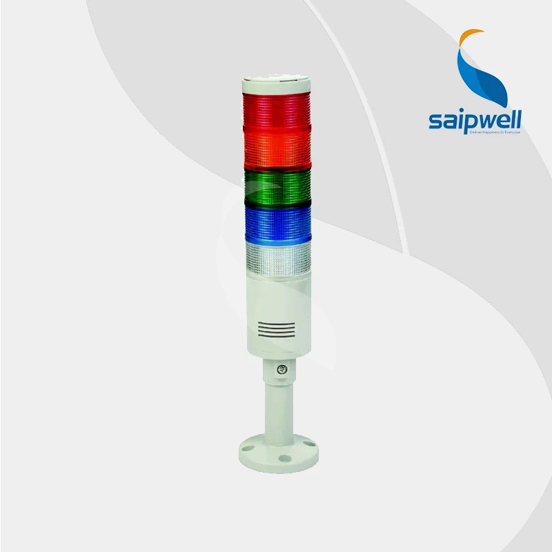 10W 5 layer Built in Buzzer Type LED Industrial Tower Signal Light / Steady Light Multi Level