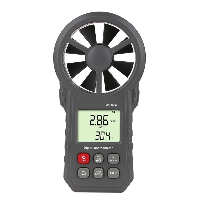 

Digital Anemometer Wind speed Handheld Digital Wind Speed Meter Portable Anemometer Sensor Wind Speed 0-30M/S Wind Meter