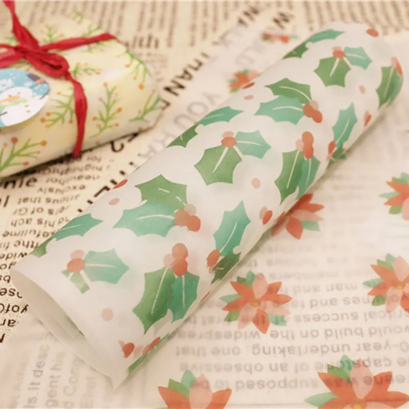 Meat packing Greaseproof wrapping paper Parchment translucent handmade soap candy cookies gift wrapping oil paper