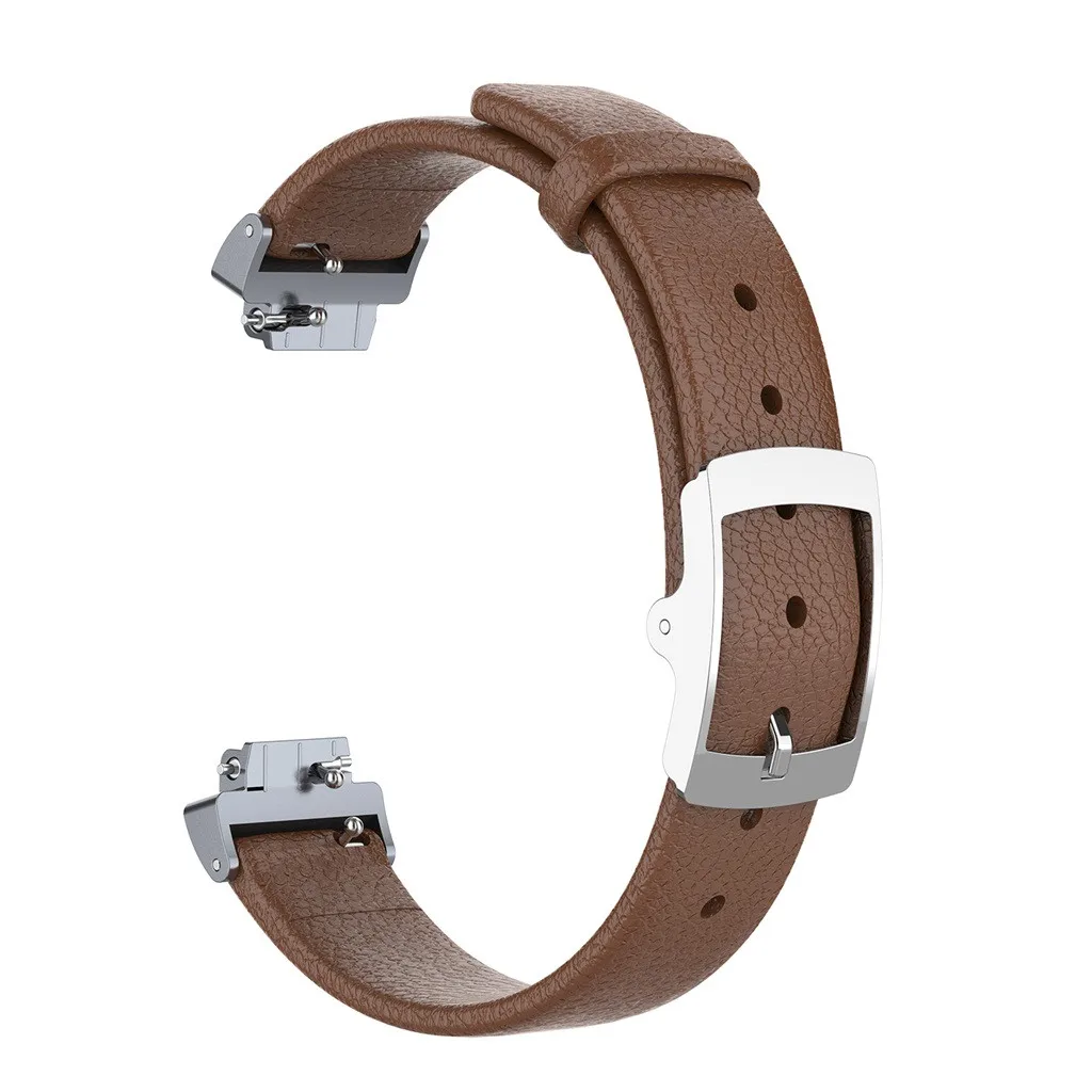 

2019 Fashion Watchbands For Fitbit Inspire/Inspire HR Tracker Replacement Leather Buckle Wrist Strap Durable Simple Watch Band