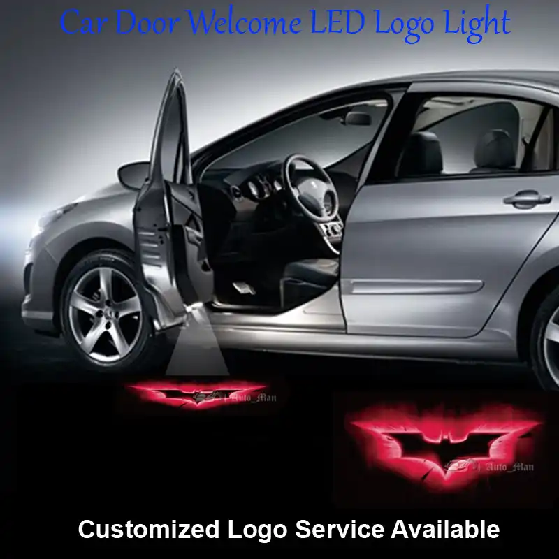 2x Wireless Ghost Shadow Projector Laser Logo LED Door Step Lights Courtesy FORD