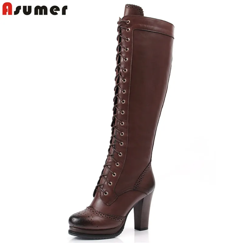 Lace Up Brown Winter Shoes Women Lace Up Brown Winter Shoes Women