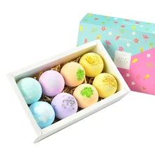 8 шт. эфирное масло для ванны, соляной шар, отшелушивающий кожу, ручной работы, натуральный Бомба для ванны, органическое увлажнение, пузырьковый шарик для ванны