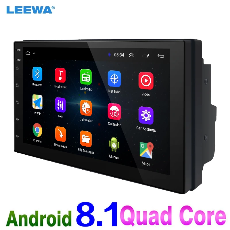 LEEWA NEW 7 7inch Ultra Slim Android 8 1 Quad Core font b Car b font