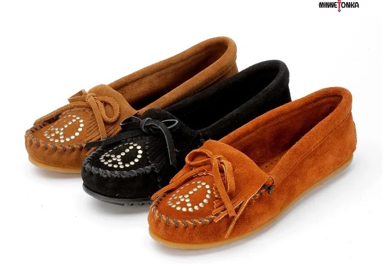 2015 Brand Women Flats low design Genuine Leather Shoes Handmade Slip