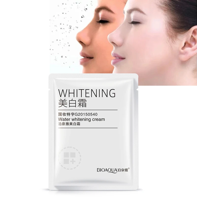 

BIOAQUA water whitening cream small package remove dark spot recover complexion face care brighten skin lifting remove pore acne