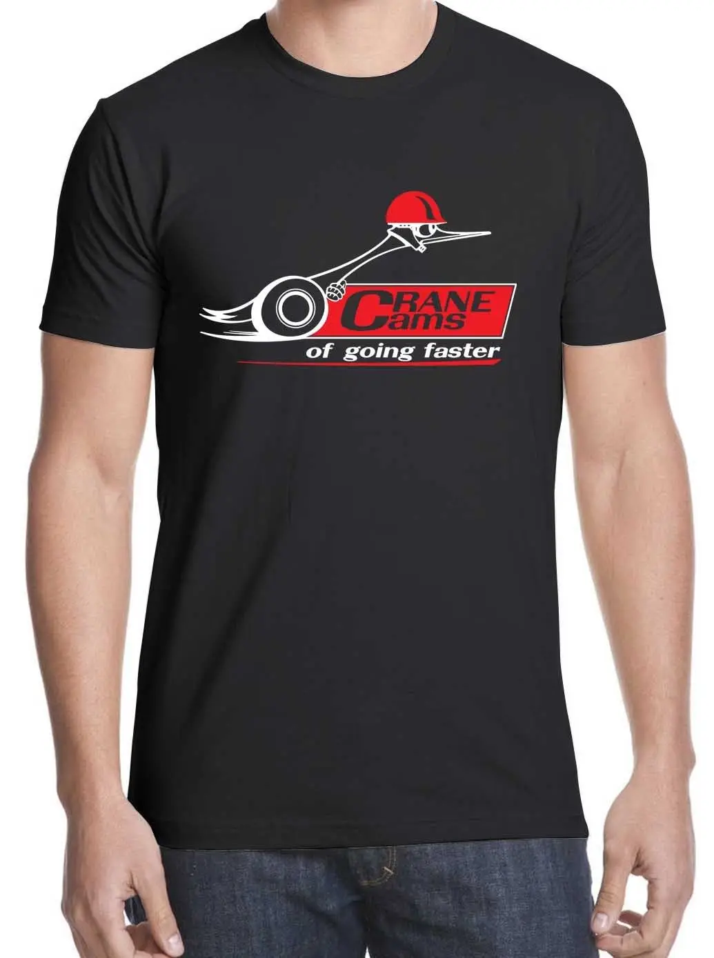 New crane cams logo 빈티지 핫로드 t 셔츠 sz S 2XL 송료 무료TShirts AliExpress