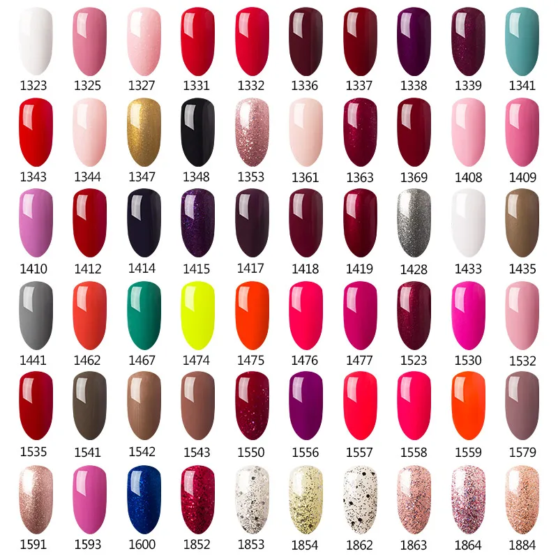 Sexy mix 6Pcs UV Nail Gel Liquid with Gift Box Set Nail Art Design Salon Gel Polish Soak off Manicure Lacquer Gel Varnishes Kits