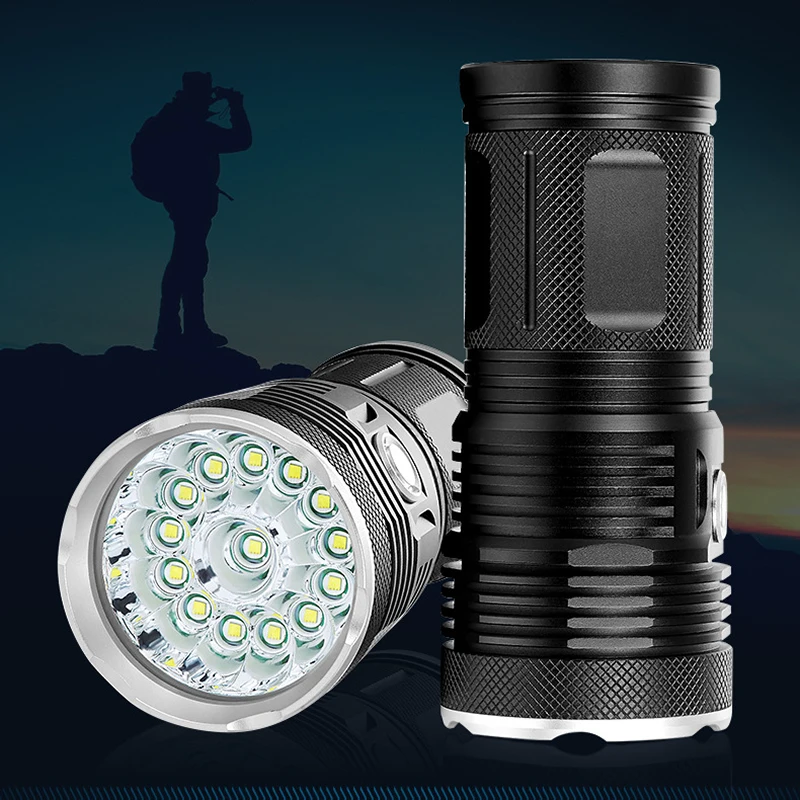 

72000 LM Powerful LED Mini Flashlight Waterproof Hard Light T6 Hunting Torch with 3 Modes Powered by 18650 Battery(Not Included)