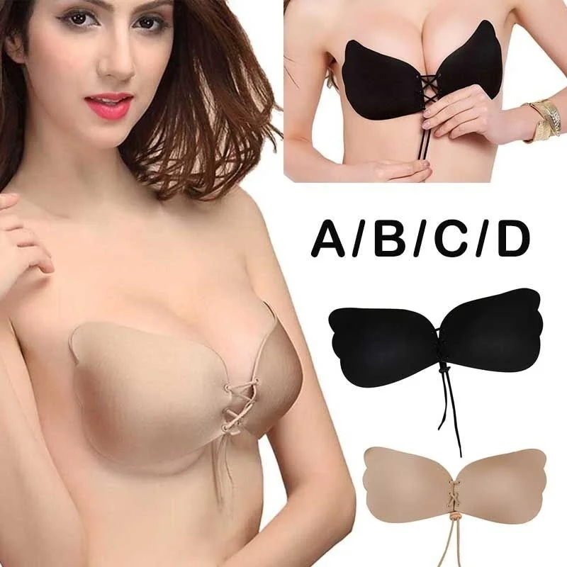 low cut adhesive bra