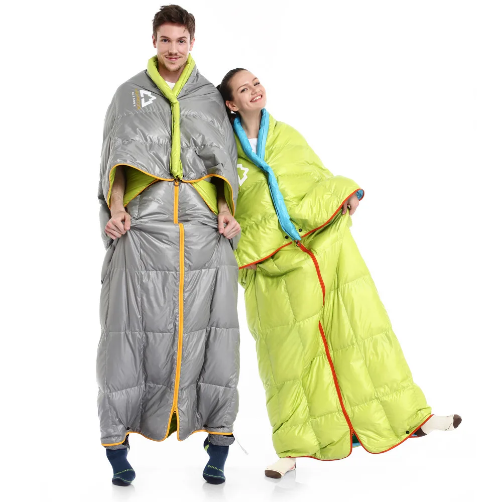 

HIGHROCK Outdoor Camping Mini Envelope Adult Hiking Duck Down Sleeping Bag,For Hotel,Office,Journey,Self-Driving,Easy to Carry