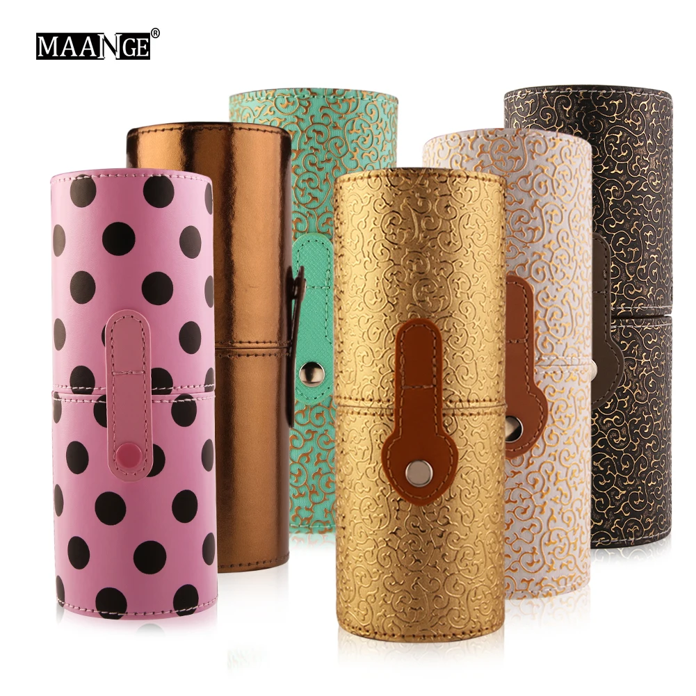 1Pcs PU Leather Travel Cosmetic Brush Pen Holder Storage Empty Holder Makeup Bag Brushes Organizer Make Up Tool Case Kit Gifts 1Pcs PU Leather Travel Cosmetic Brush Pen Holder Storage Empty Holder Makeup Bag Brushes Organizer Make Up Tool Case Kit Gifts