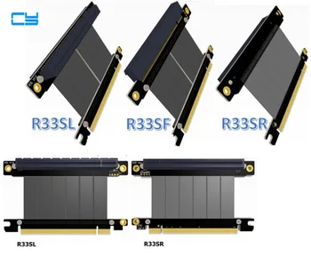 

Elbow Design Gen3.0 PCI-E x16 To x16 3.0 Riser card extension Cable 5cm 20cm 30cm 40cm PCI-Express pcie 16x Extender Right Angle