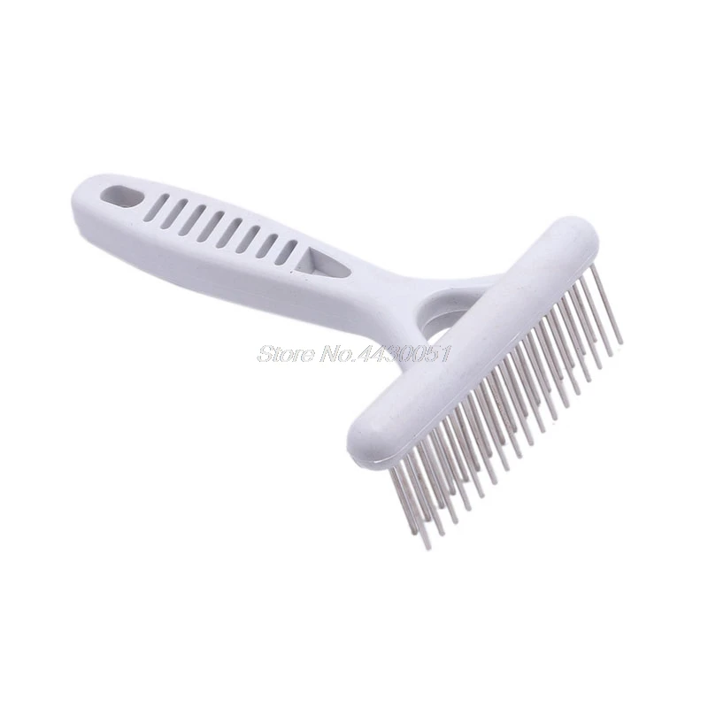 

Pet Cat Dog Thick Long Short Hair Fur Shedding Remove Grooming Rake Comb Brush