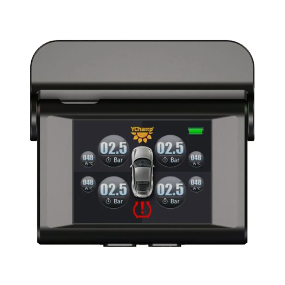 

Universal Car TPMS LT-368 Solar Power Pressure Monitoring System 2.4" LCD TPMS Gauge Diagnostic Tool Tire Pressure Alarm