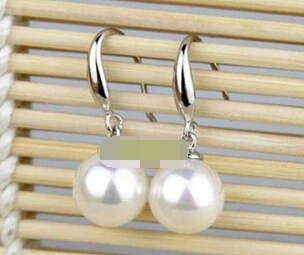 

Hot selling> free shipping 13376 Fashion white pearl lady earrings -Bride jewelry free shipping