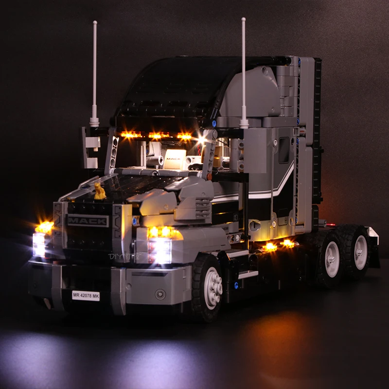 Pаспродажа Светодиодный светильник Набор для Lego Technic 42078 совместимый 20076 Mack AnthBig строительные блоки для грузовиков кирпичи игрушки (светодиодный светил...