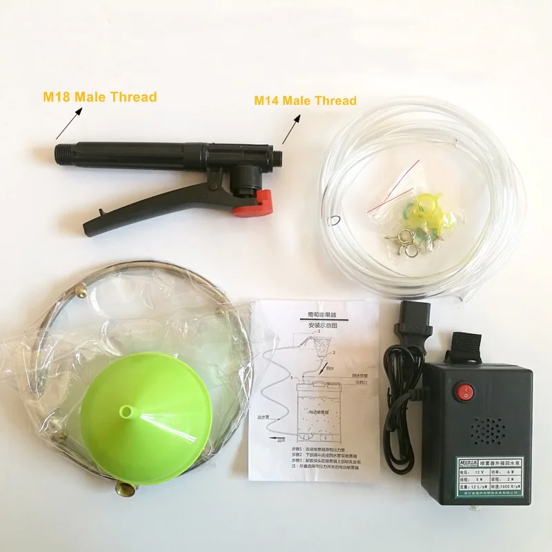 NuoNuoWell Agricultural Pesticide Return Sprayer Grape Fruit Swelling Increase Yield Farming Ultra Fine Fog Nozzle High-Pressure Garden Sprayer Garden Sprayer Nozzles Irrigation Sprinklers