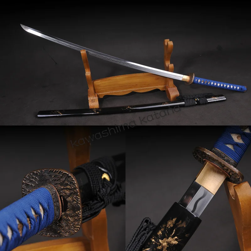 катана самурая дзина. катана фукудзавы. клинок хондзё масамунэ. катана дамаск. катана 104 см.