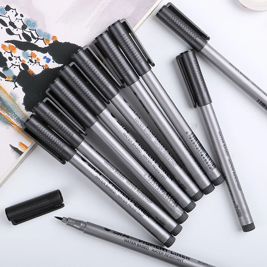 

3 PCS New Original High Quality Soft Calligraphy Brushes Plastic Handle Writing Brush Kids Gift School Painting Teaching Tools