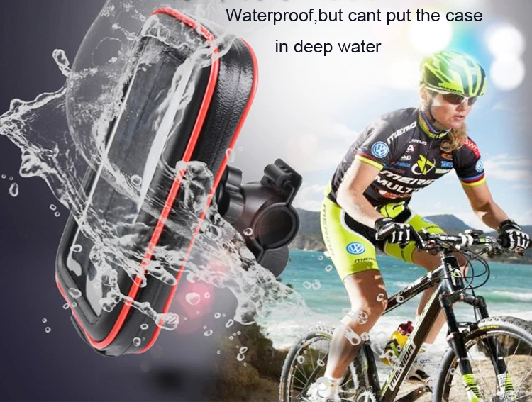 Waterproof Touch Screen Bike Phone Holder & Storage Bag