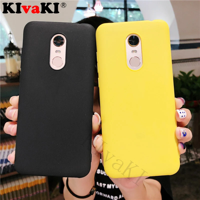 

KIvaKI Ultra Thin Frosted Matte Phone Case For Xiaomi Redmi 6A 6 Pro Mi A2 Lite 4A 4X 5A 5 plus note 4X Case Candy Back Cover