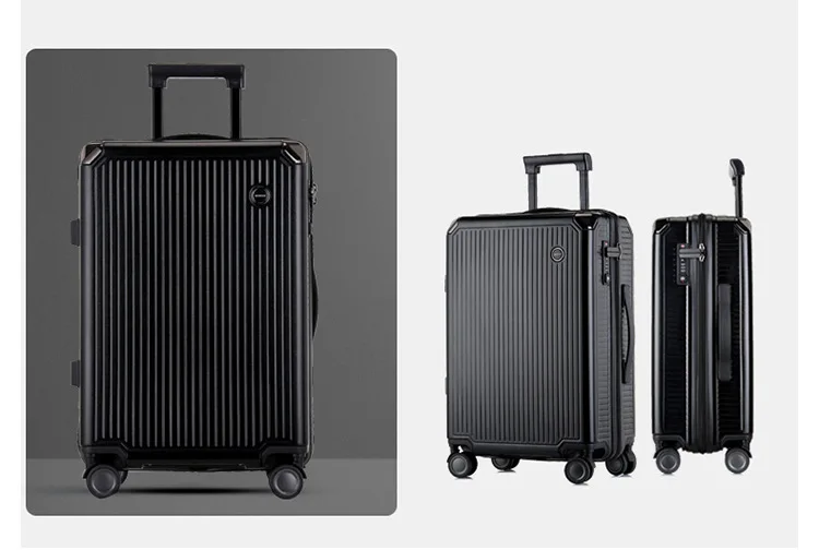 Travel Luggage Trolley Alloy Business Rolling Airplane Luggage Explosion Proof Zipper Suitcase Spinner Wheels Trunk (23)
