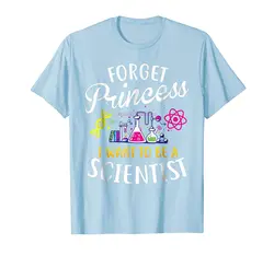 Возьмите бренд мужской рубашки купить забыть принцессы я хочу быть ученым девушка науки футболка