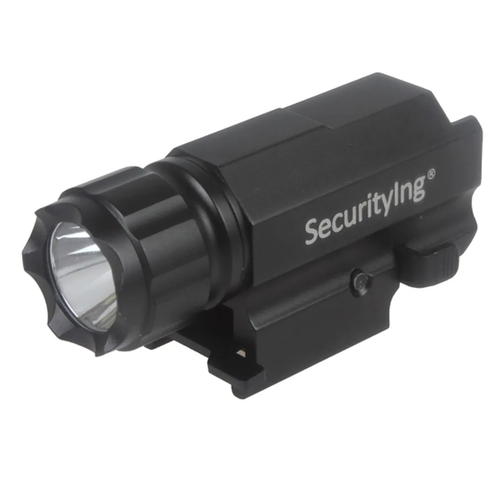 

Sale Securitylng 600 Lumen XPG R5 Gun LED Flashlight Torch Flash Light with Quick Release Weaver Mount, Free Shipping