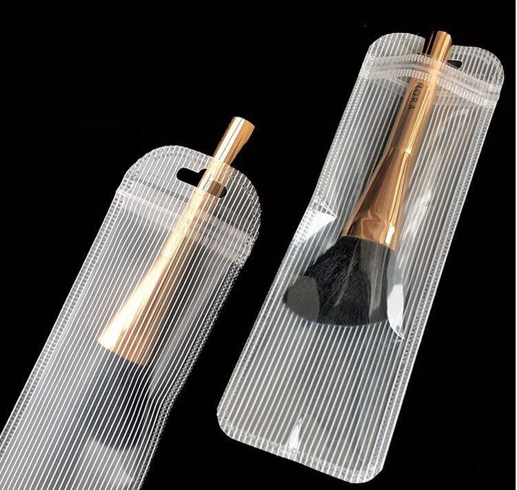100 шт. длинные мобильного телефона сумка, пластиковые прозрачные украшения сумка для показа, прозрачный с центральным повторно закрываемый