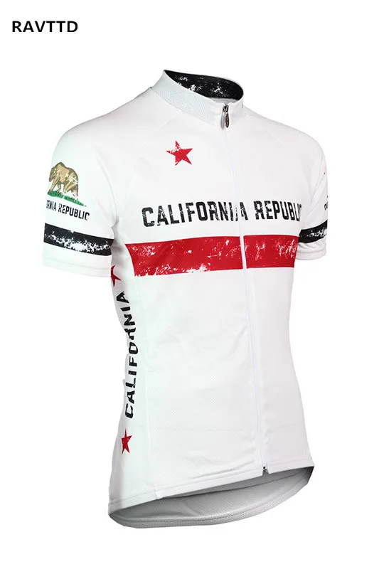 

CALIFORNIA REPUBLIC Cycling Jersey Roupa Ciclismo Summer Breathable 100% Polyester Bike Bicycle Cycling Clothing Bike Clothes