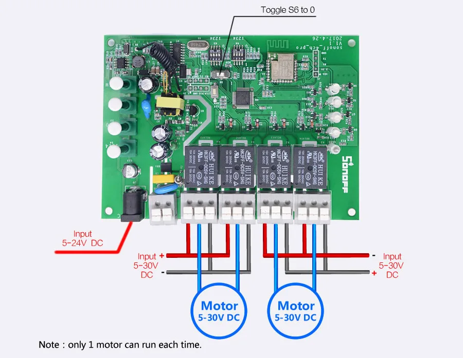 Интеллектуальный выключатель света Sonoff 4CH Pro R2 умный переключатель дистанционного управление 4 Каналы 433 МГц 2,4G Wi-Fi пульт для Управление Смарт модули автоматизации 90-250 В переменного тока(50/60 Гц)/5-24 В постоянного тока