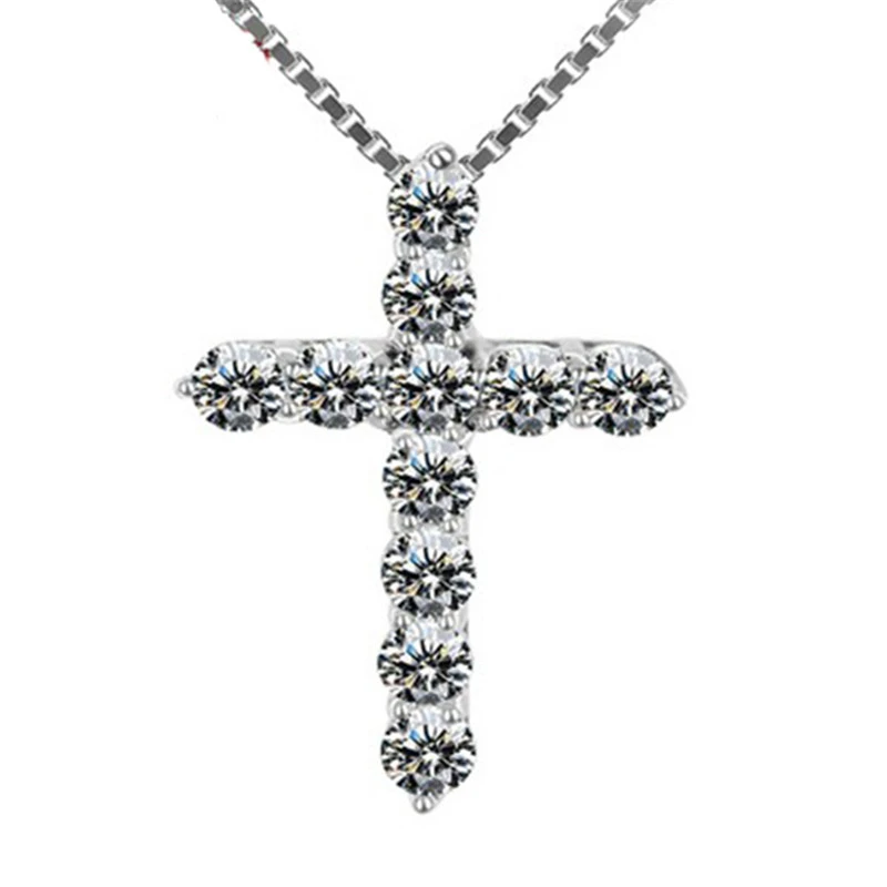 Cristaux De Swarovski Croix Colliers Prévention Des Allergies Zircon Croix Collier Pendentif Christian Jésus Bijoux Pour Femmes Cadeau Cristaux De Swarovski Croix Colliers Prévention Des Allergies Zircon Croix Collier Pendentif Christian Jésus Bijoux Pour Femmes Cadeau