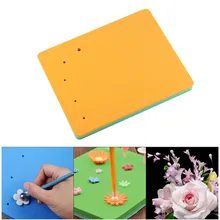5 отверстий помадка украшения торта инструменты цветок из ЭВА пены коврик из сахара губки колодки для сахарного ремесла Декор