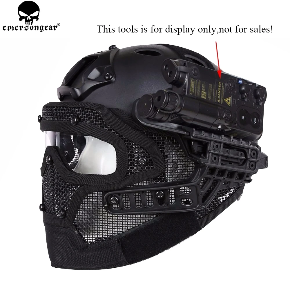 Najtaniej EMERSONGEAR G4 System ABS hełm taktyczny z czapka kominiarka i gogle do wojskowego Airsoft EMERSON kask Multicam EM9197