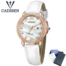 2017 CADISEN Brand New Geneva Ladies Quartz Rhinestone Watch Fashion Genuine Leather Female Clock Wristwatch Relojes Mujer Gift 2017 CADISEN Brand New Geneva Ladies Quartz Rhinestone Watch Fashion Genuine Leather Female Clock Wristwatch Relojes Mujer Gift