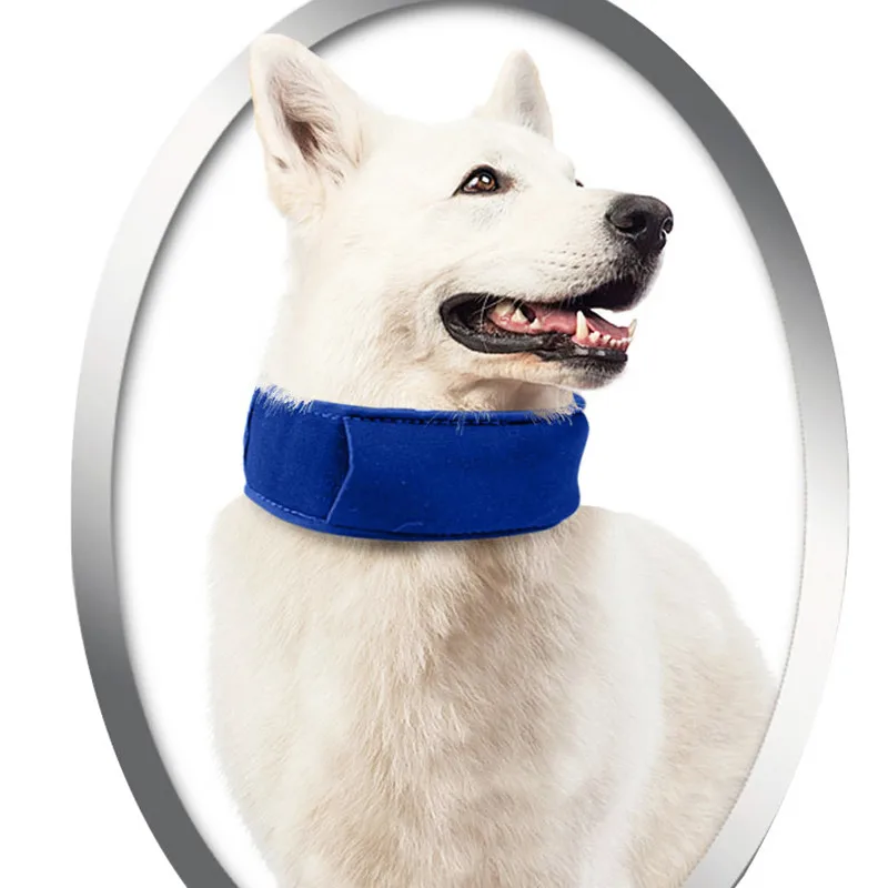 Summer pet dog cooling collars Nylon gel large size collars harness 50*