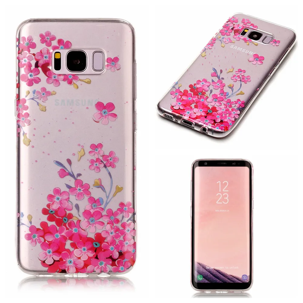 TPU чехол для Samsung Galaxy S8 плюс S8Plus G955F G955FD Мягкий силиконовый телефона S 8 SM Coque|case for