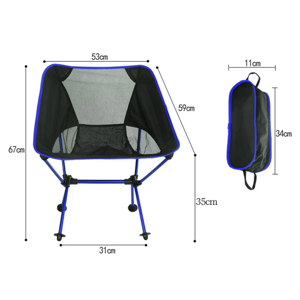 59*53*67 см легкий складной стул для рыбалки для отдыха на природе, кресло для пикника, пляжа, другие рыболовные инструменты, 4 цвета