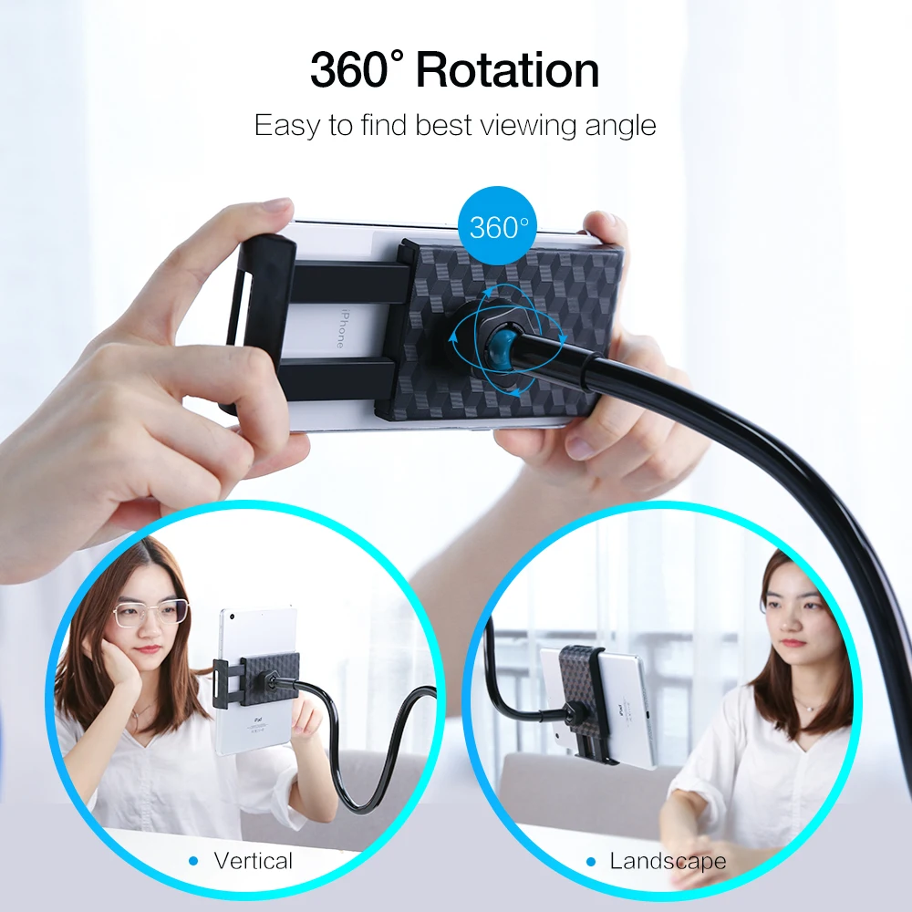 RAXFLY Telefon Halter Stehen Für iPad 2/3/4 Schreibtisch Tablet Telefon Halter Für iPhone XS Max XR