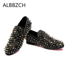 Lxury заклепки дизайн мужская обувь loafres с острым носком без шнуровки в деловом стиле рабочая обувь мужская мода Вечеринка Повседневная обувь Человек