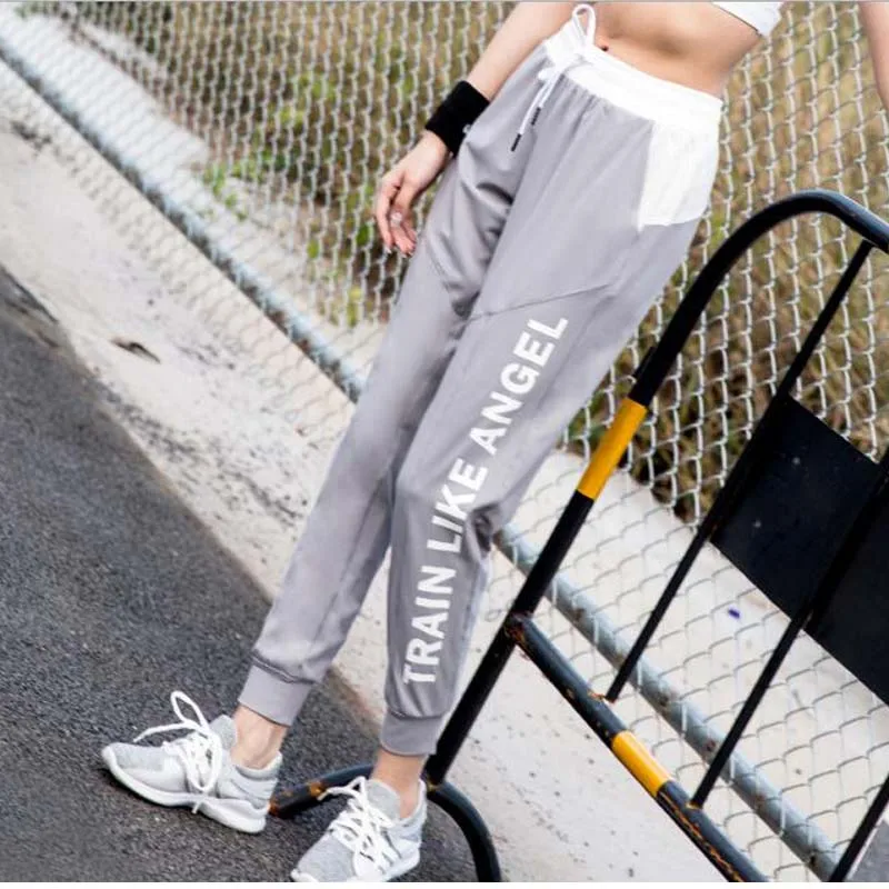 

Women Loose Yoga Pants Gym Splice Sport Leggings Sportswear Running Sports Clothes Leggins Sport Fitness Workout Trouser