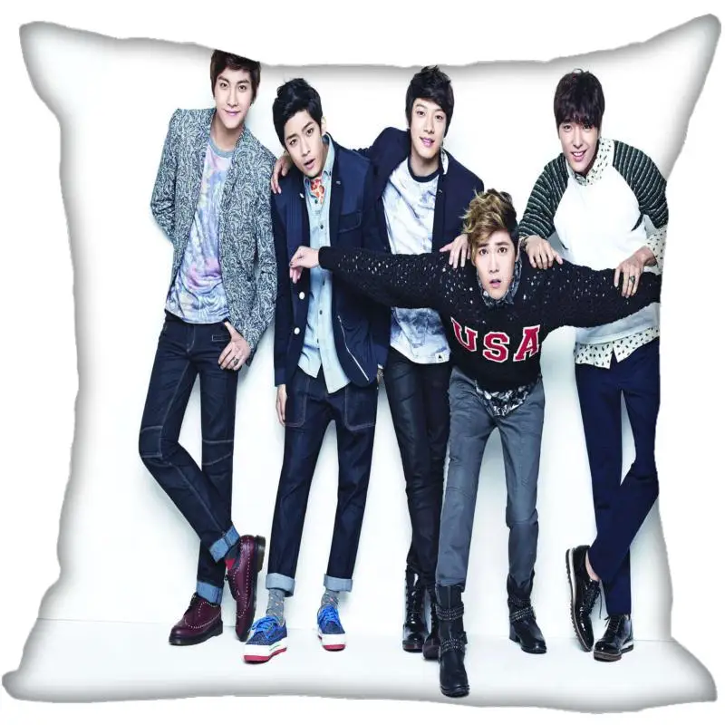 13 Корея-поп FTISLAND печать квадратный шелк атласные наволочки 35x35 см, 40x40 см одна сторона напечатаны настроить ваш образ подарок - Цвет: 13