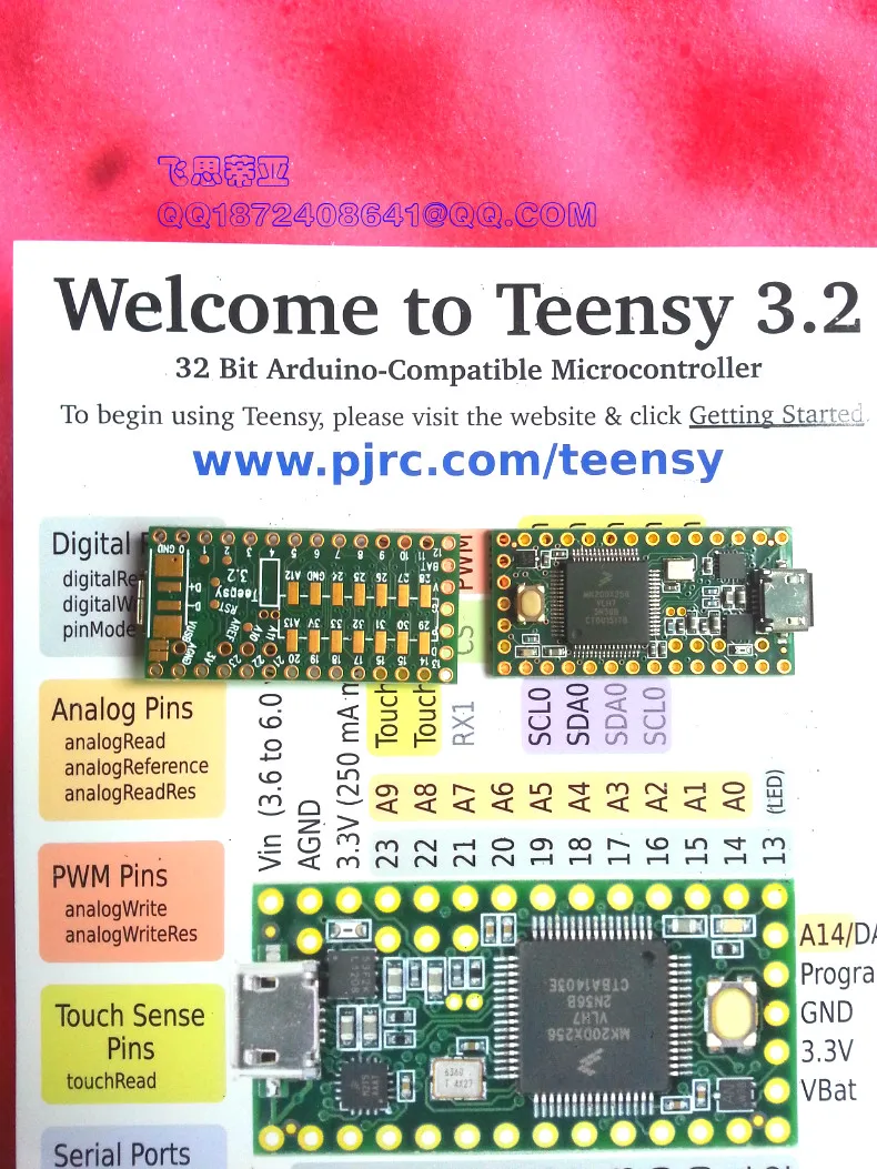 

Teensy3.2 and 2756 ndustries Teensy header module Teensy 3.2 + header