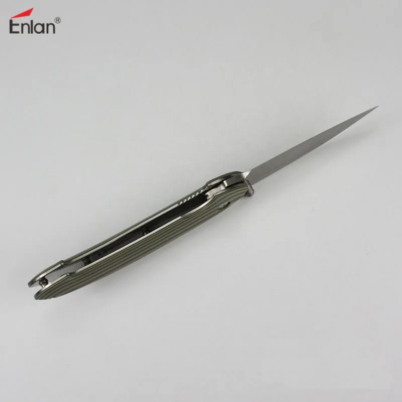 ENLAN EW081 2 складной нож 8CR13Mov лезвие G10 Ручка Открытый тактический для выживания