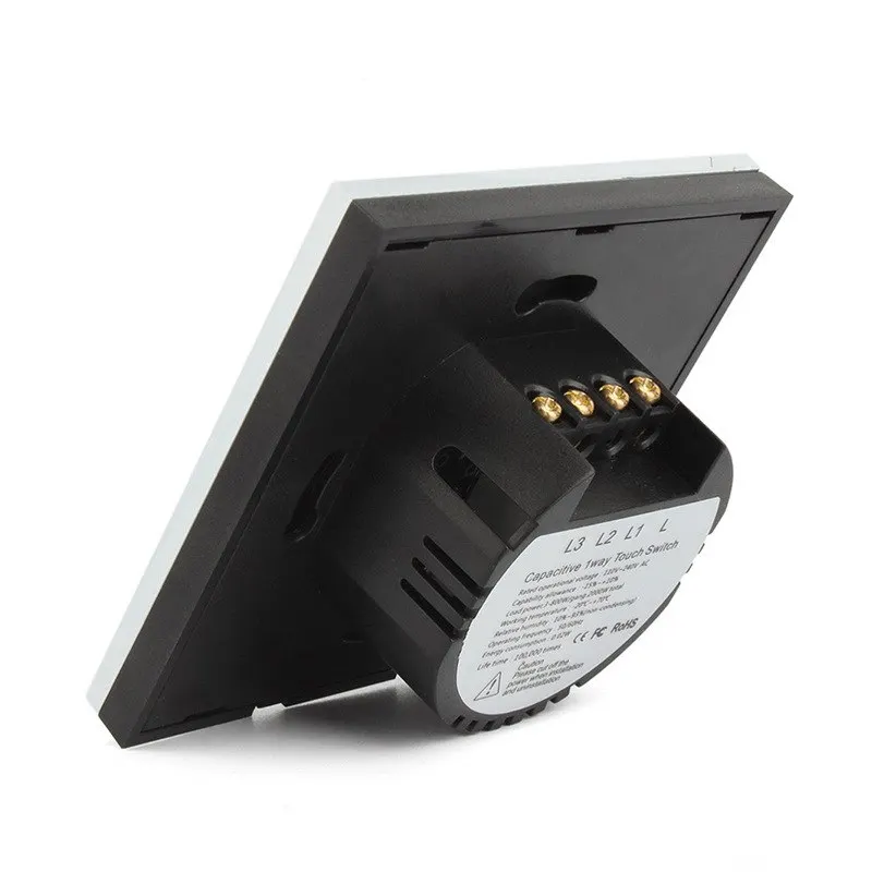  EU standard wireless remote light switch 1 Gang 2 Gang 3 Gang RF433 remote wall touch switch for sm - 32875589665