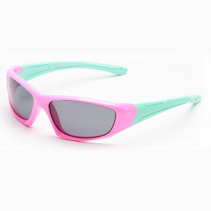 Новинка года KidsTR90 поляризованные glaeees детский спортивный супер relastie UV400 солнцезащитные очки для мальчиков и девочек, милые прикольные очки 805